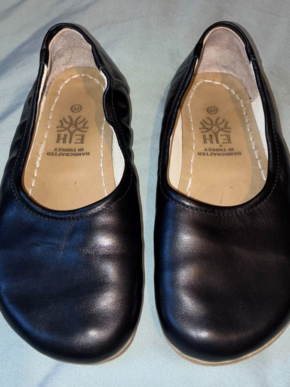 Earthing Harmony Grounding Ballet Black Flats Size 6.5